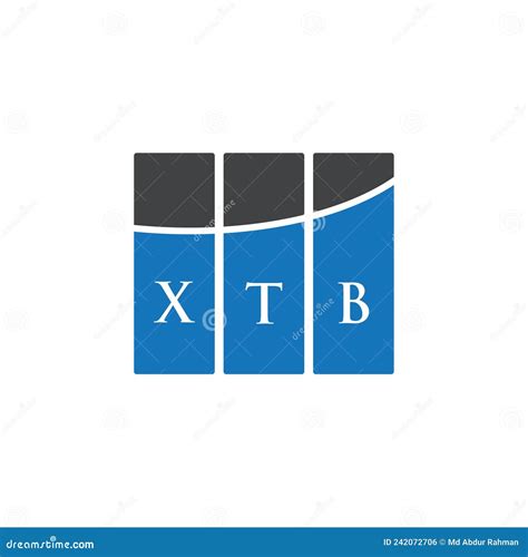 Xtb Letter Logo Design On White Background Xtb Creative Initials