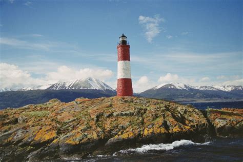 The Les Eclaireurs Lighthouse On The Beagle Channel Near Ushuaia