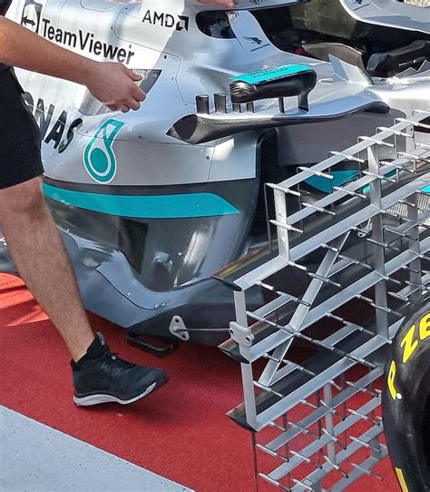 Image Mercedes F1 Appeared In W13 Equipped With The Rumored Zero Pod