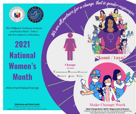 2021 National Womens Month Philippine Embassy Tokyo Japan