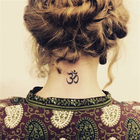 230 Cute Back Neck Tattoos For Girls 2022 With Meaning