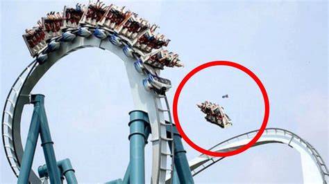 20 Gnarliest Roller Coaster Accidents Caught On Tape Amusement Park Roller Coaster Theme
