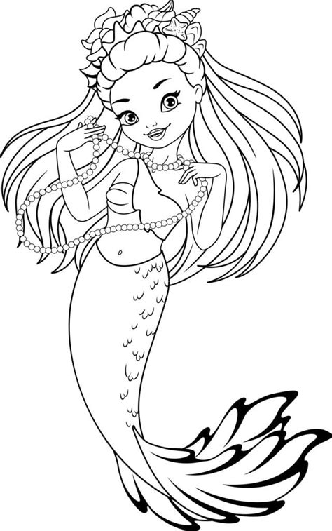 Fairy Mermaid Coloring Pages Mermaid Coloring Pages Fairy Coloring