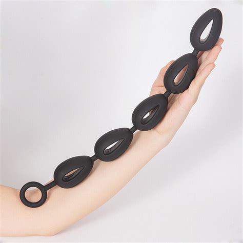 Extra Long Anal Beads Plug Prostate Massager Dildo Butt Plugs Sex Toy