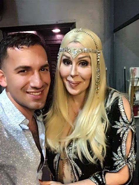 Pin On Candi Stratton Drag Performer Cher Impersonator Transgender