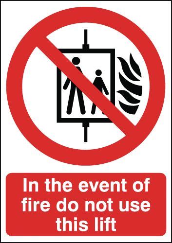 When you import a text file into access and that text file contains tabs or other special characters, the special characters are converted, and then the special characters appear as boxes. In The Event Of A Fire Do Not Use This Lift Signs | Seton UK