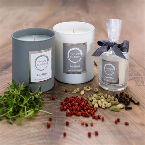 Our Luxury Scented Spiced Noir Candle Collection Scented Candles