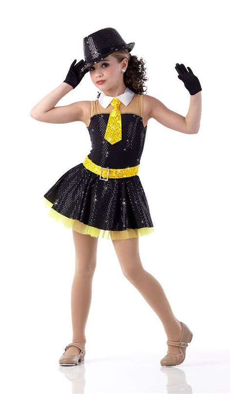 Smooth Jazz Dance Costume Tap Tux Chicago Gangster Dress Yellow Sequin