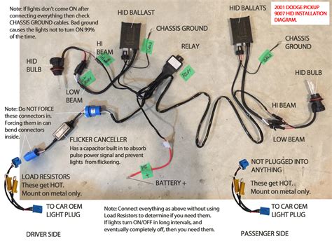 Hid Wiring Diagram With Relay And Warning Canceler