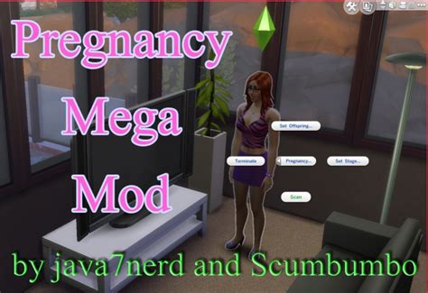 Pregnancy Mega Mod By Scumbumbo At Mod The Sims Sims 4 Updates