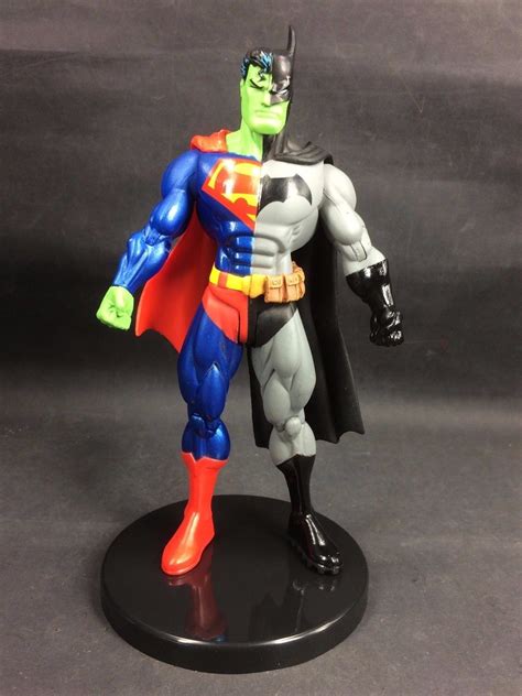 Dc Comic Super Hero Superman X Batman Action Figure Collectible Model
