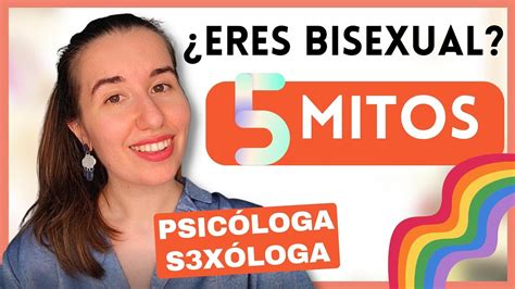 cÓmo saber si eres bisexual 🌈 5 mitos youtube