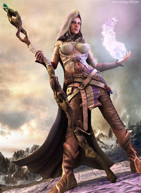 Sorceress By Woodys3d On DeviantArt