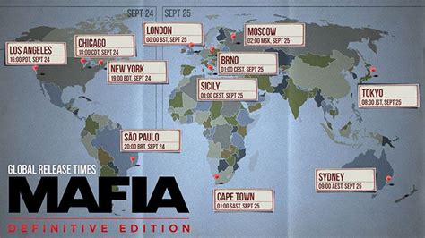 The map above is a political map of the world centered on europe and africa. When Can You Play Mafia: Definitive Edition?
