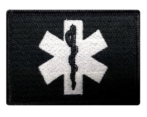 V33 Tactical Emt Ems Star Of Life Emergency Medical Patch 2x3 Hook