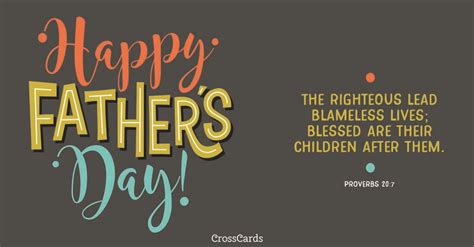 Happy Fathers Day Prov 207 Ecard Free Fathers Day Cards Online