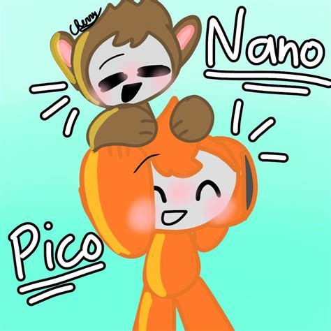 Pico And Nano As Siblings By Cherrykat203 On Deviantart