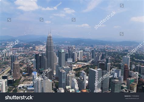 Aerial View Of Kulala Lumpur Capital City Of Malaysia Stock Photo