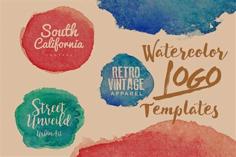Download Watercolor Logo Free Templates Pack - Age Themes