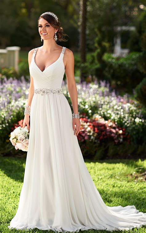 Ethereal Gown Classic And Ethereal This Chiffon Grecian Style Wedding