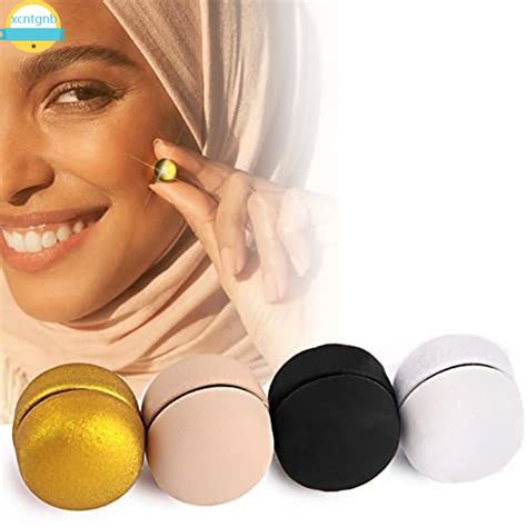 Matte Metal Pin Magnet Non Slip Muslim Women Magnetic Hijab Scarf Pins Islamic Pinless Safety