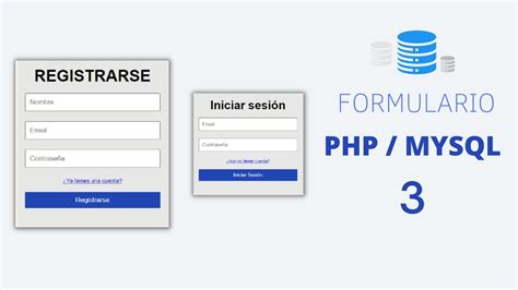 Registrar Datos De Un Formulario En Mysql Con Php Parte Youtube