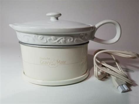 Rival Crock Pot Gravy Mate 18 Oz Electric Gravy Boat Warmer Scvg000