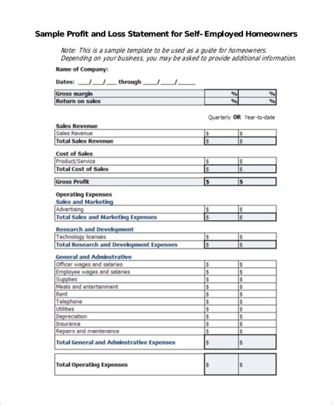 Beautiful Profit And Loss Template Pdf Free Best Of Template