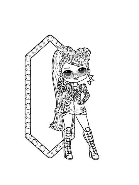 Lol surprise omg fashion dolls on instagram: LOL OMG coloring pages. Download and print LOL OMG ...