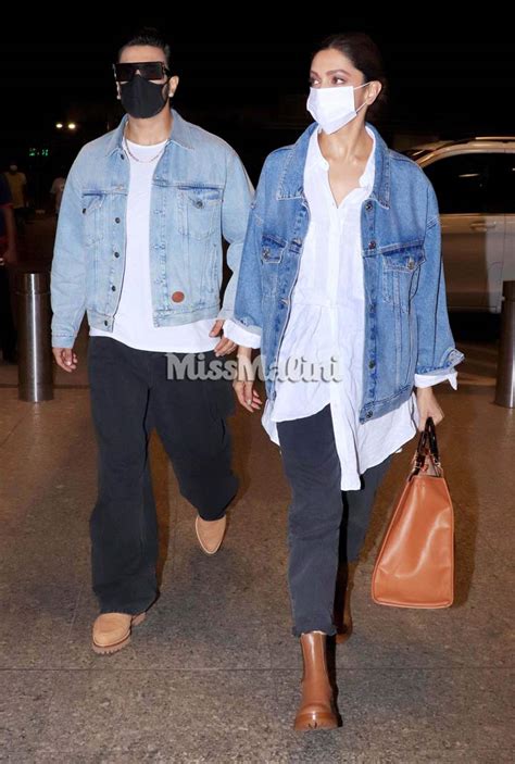 Ranveer Singh And Deepika Padukone Are Winning Travel Style With Their Classic Coordinated Outfits