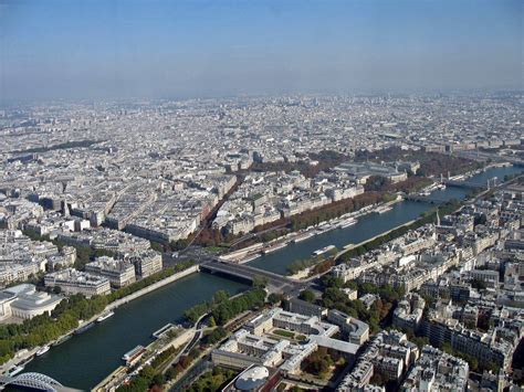 Stock Pictures Birds Eye View Of Paris From The Eiffel Tower