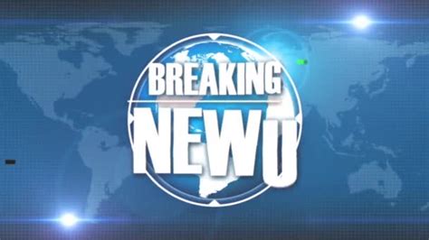 Breaking News Intro Broadcast Earth Background Animated