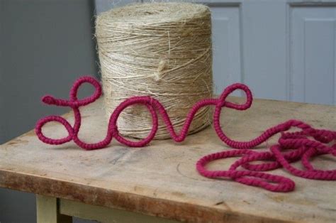 Wool Covered Wire Letters Possibilities Are Endless Thanks