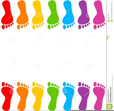 Feet Border Clipart Free Images At Vector Clip Art Online
