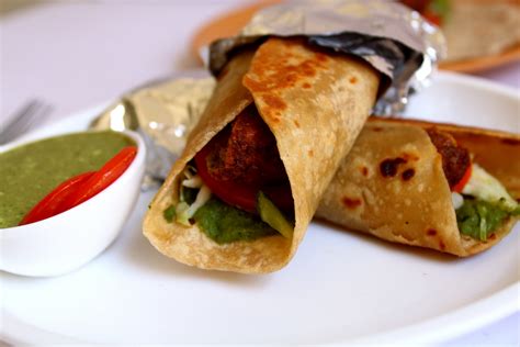 Spicy Vegan Falafel Wrap Recipe By Archanas Kitchen