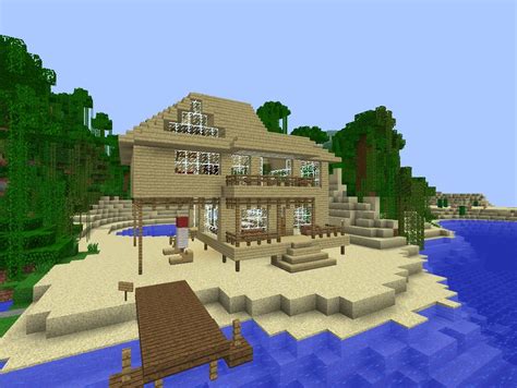 Minecraft Beach House Step By Step