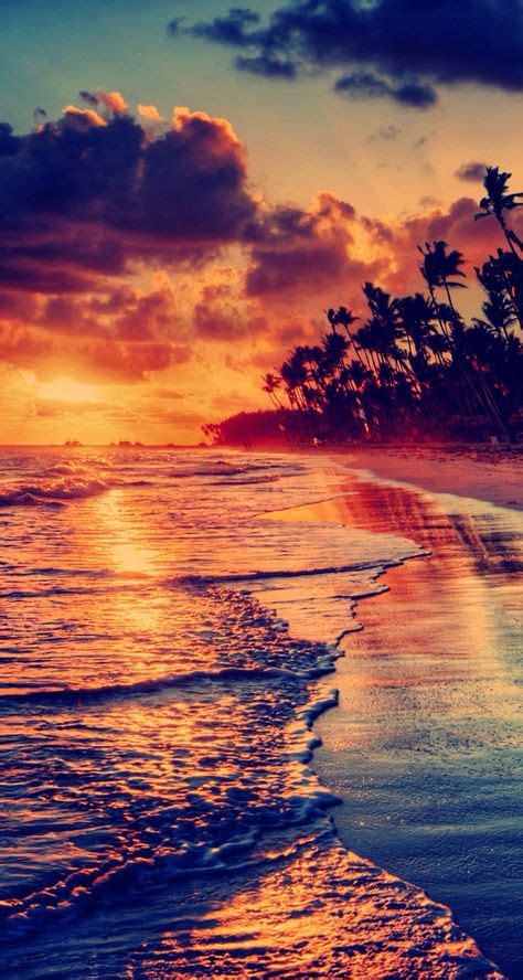 Stunning Ocean Sunset Iphone 6 Wallpaper 35977 Beach Iphone 6