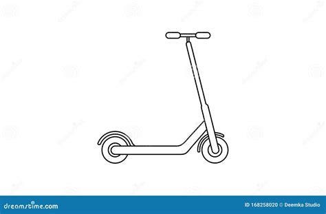 How To Draw A Simple Scooter If You Are A Beginner From Scratch A