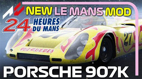 Assetto Corsa Le Mans Heroes Mod In The Rain Youtube