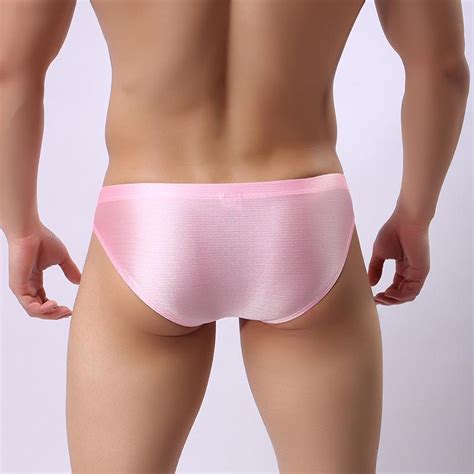 2019 Nylon Men Ice Silk Underwear Mens Briefs Seamless Panties Comfort