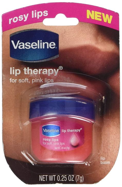 2 Pack Vaseline Rosy Lips Lip Therapy For Soft Pink Lips 025oz Each
