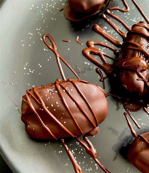 Chocolate Covered Dates With Nut Butter The Modern Nonna