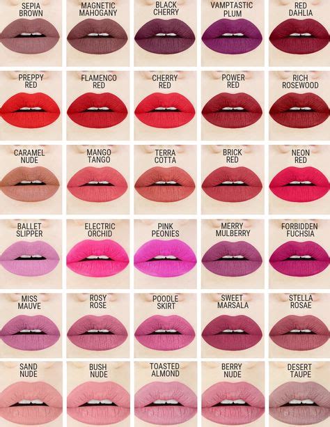 10 Matte Lipstick And Liquid Lipstick Colors Ideas In 2020 Lipstick