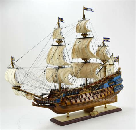 Vasa Wasa Swedish Warship Handcrafted Wooden Ship Model 38 Museum
