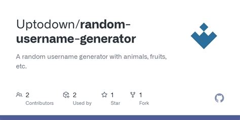 Github Uptodownrandom Username Generator A Random Username