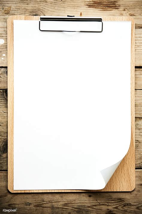 Design Space On Papers Clipboard Premium Image By