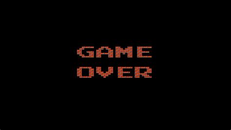 Game Over Wallpapers Wallpaper Cave