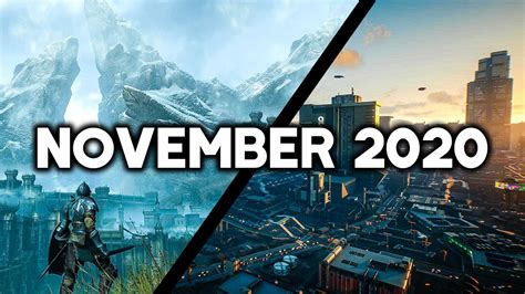 Top 10 New Upcoming Games Of November 2020 4k 60fps Youtube
