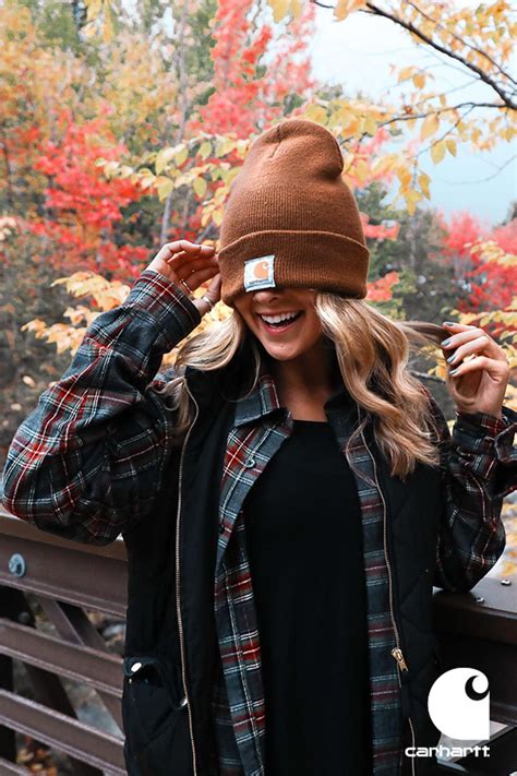 Classic Carhartt Beanie Completes Ever Fall Outfit Photo