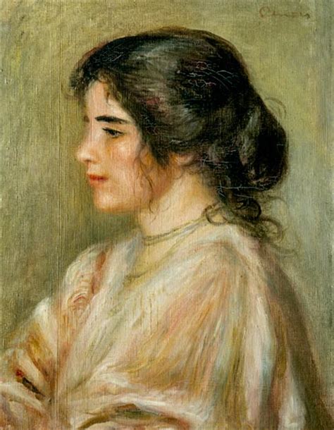 Gabrielle In The Profile Pierre Auguste Renoir Jako Tisk Anebo Olejomalba